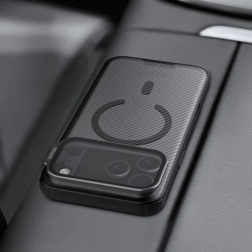 Nillkin CamShield Prop mágneses tok Apple iPhone 17 Pro Max átlátszó fekete tok - 9