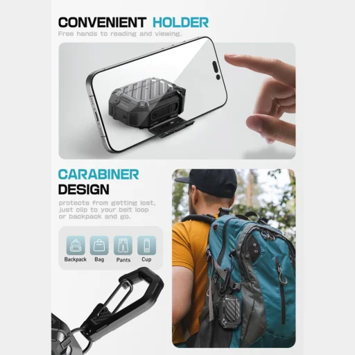 Apple AirPods Pro 3 tok Supcase Unicorn Beetle Pro MagSafe IP68 fekete - 7