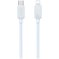 USAMS KY Sorozat US-SJ692 30W USB-C - Lightning 1m kábel fehér