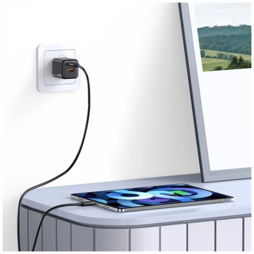 USAMS KY Sorozat US-SJ692 30W USB-C - Lightning 1m kábel fehér - 5