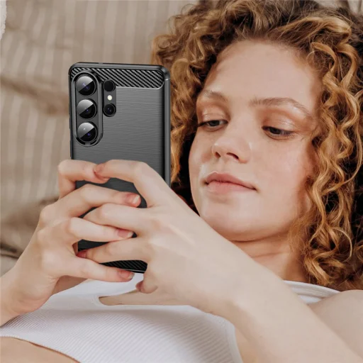 Xiaomi 17 Fekete Techsuit Carbon Silicone tok - 6