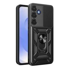 Techsuit - CamShield Sorozat - Samsung Galaxy S25 - Fekete tok