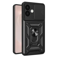 Samsung Galaxy S26 Edge Techsuit CamShield Series - Fekete tok