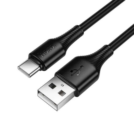 Hoco X120 USB-A - USB-C kábel 3A 1 m fekete - 1