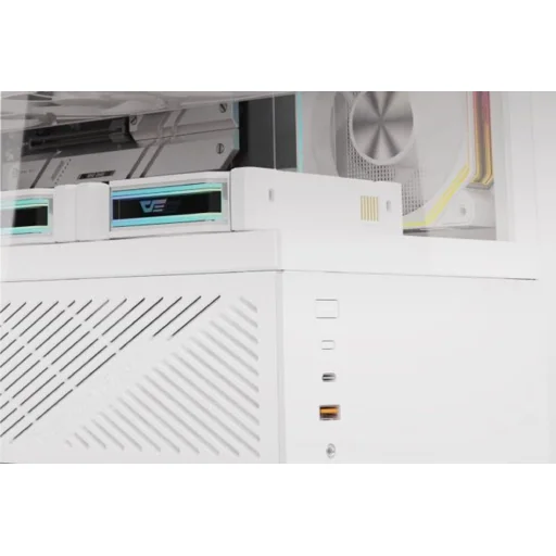 DarkFlash DY460 Fehér Számítógépház 4 ARGB Ventilátorral - 14