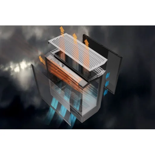 Darkflash DY460 számítógépház Fekete 4 ARGB ventilátorral - 11