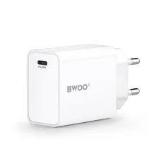 iPhone BWOO fali töltő 20W CDA226 QC 1x USB-C fekete