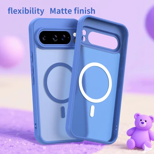 Google Pixel 10 Pro Techsuit - HaloFrost II MagSafe - Égkék tok - 2