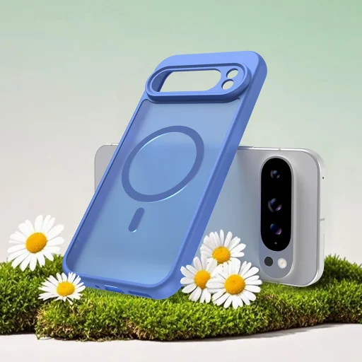 Google Pixel 10 Pro Techsuit - HaloFrost II MagSafe - Égkék tok - 6