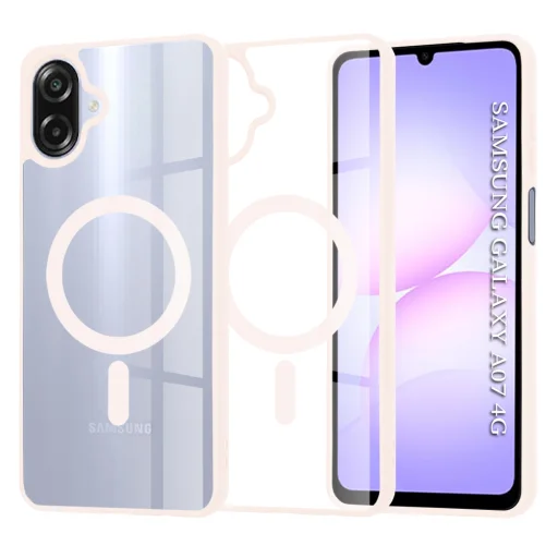 Samsung Galaxy A07 4G Nude Pink Techsuit MagSafe Pro tok - 1