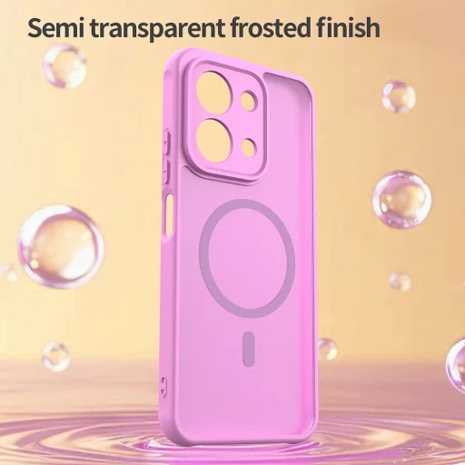 Xiaomi Redmi 15C 4G / Redmi 15C 5G Pink Techsuit - HaloFrost II MagSafe tok - 4