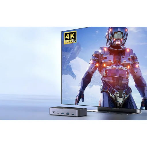 Ugreen AK500 HDMI Két Monitoros KVM Kapcsoló, 2 Bemenet 2 Kimenet - 6