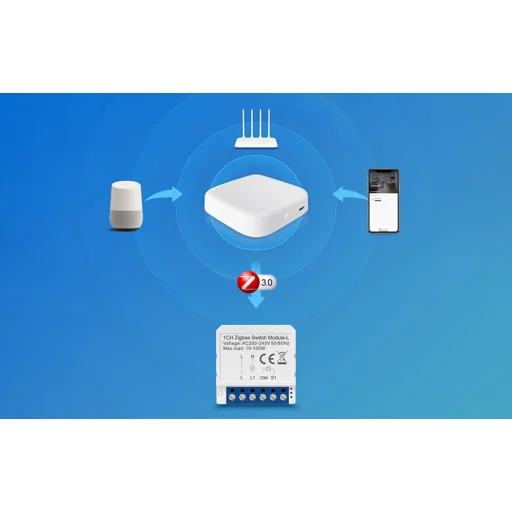 Avatto LZWSM16-W1 ZigBee Okos Kapcsoló Modul Fehér - 4
