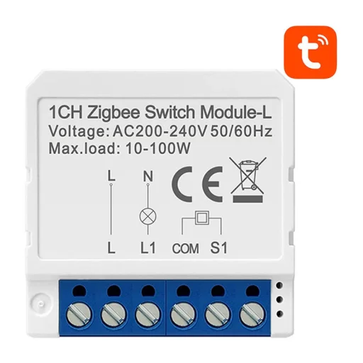 Avatto LZWSM16-W1 ZigBee Okos Kapcsoló Modul Fehér - 1