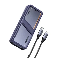 Ugreen D703 M.2 NVMe SSD ház, USB4 (szürke)