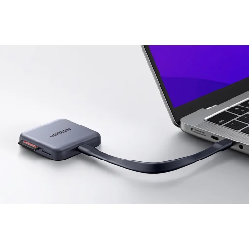 Ugreen CM898 3 az 1-ben MagSafe USB-C kártyaolvasó, SD/TF (fekete) - 4