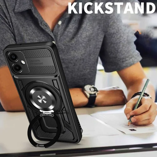 Samsung Galaxy A07 4G Fekete Techsuit RuggedCam tok - 5