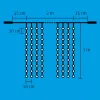 Home DLF 600/WH LED-es fényfüggöny, 2x3 m / 600 db hidegfehér LED, állófényű, fehér vezeték, sorolható, kül- és beltéri kivitel thumbnail