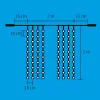 Home DLF 400/WH LED-es fényfüggöny, 2x2 m / 400 db hidegfehér LED, állófényű, fehér vezeték, sorolható, kül- és beltéri kivitel thumbnail