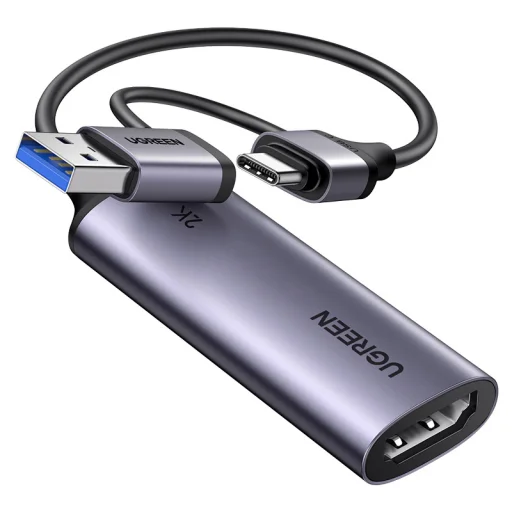 HDMI-USB Videó Rögzítő Kártya Ugreen CM629, 2K 30Hz - 1