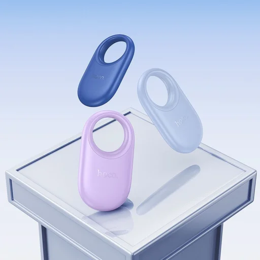 Apple kijelzőkhöz kompatibilis Locator HOCO E94 taró lila - 2