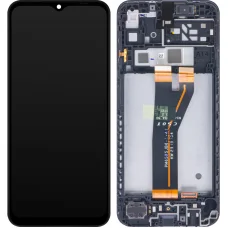 LCD kijelző modul Samsung Galaxy A14 A145, nem EU verzió, fekete