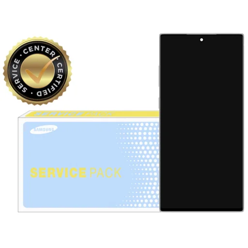 Samsung Galaxy Note 10+ 5G N976 / Note 10+ N975 LCD kijelző modul, fehér - 2