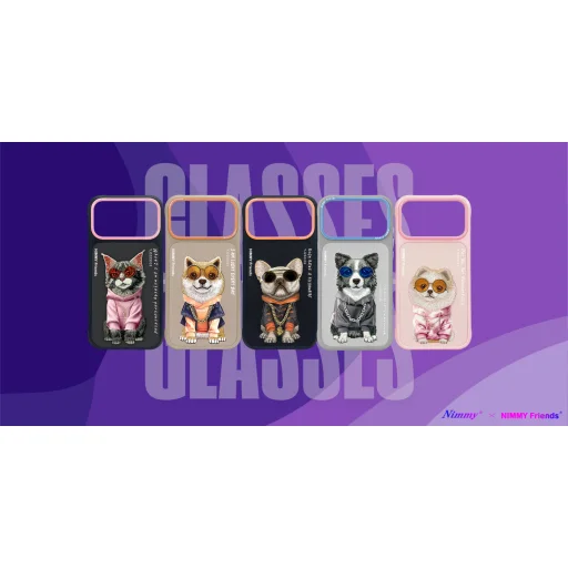 Nimmy Glasses Cool nag case for iPhone 17 Pro Max - beige - 7