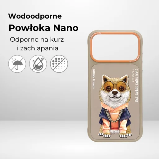 Nimmy Glasses Cool nag case for iPhone 17 Pro Max - beige - 8