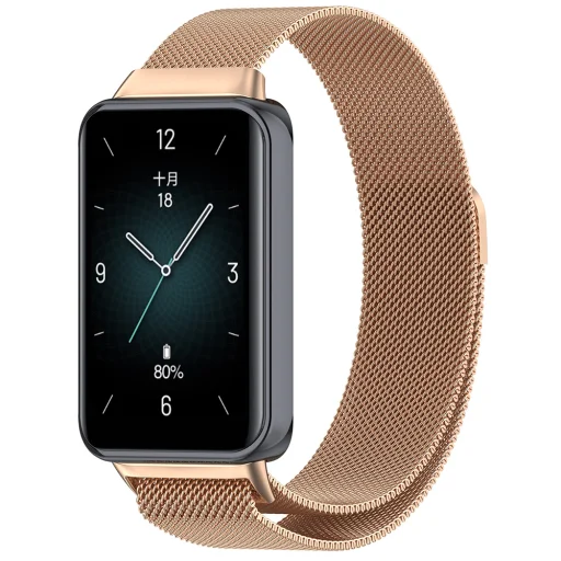 Honor Band 9 Rose Gold Techsuit - Watchband 20mm (W009) - 1