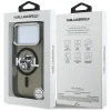 iPhone 17 Pro Karl Lagerfeld - IML Glitter Karl & Choupette Sketch Logo MagSafe (KLHMP17LHGKCGKBK) - Fekete tok thumbnail