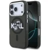 iPhone 17 Pro Karl Lagerfeld - IML Glitter Karl & Choupette Sketch Logo MagSafe (KLHMP17LHGKCGKBK) - Fekete tok thumbnail