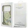 iPhone 17 Pro Guess - IML Metal Glitter Flowers Triangle MagSafe (GUHMP17LHFLPEDN) - Zöld tok thumbnail