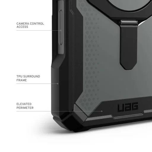 iPhone 17 Pro Max UAG Plasma XTE - Fekete / Narancs tok - 5