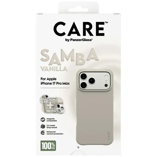 CARE by PanzerGlass Divatos Samba MagSafe tok iPhone 17 Pro Max - Szürke - 5