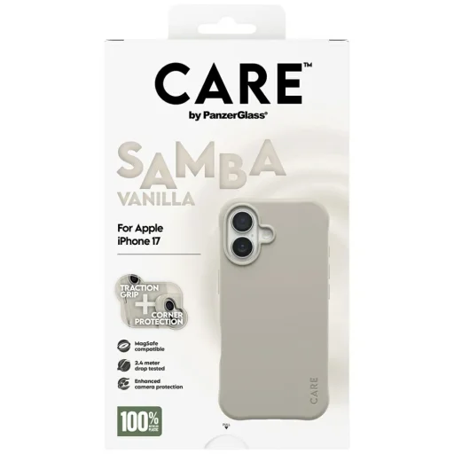 CARE by PanzerGlass Fashionable Samba MagSafe Case for iPhone 17 - Gray - 5