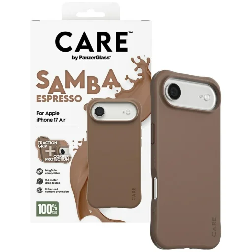 CARE by PanzerGlass Divatos Samba MagSafe iPhone Air tok - Barna - 4
