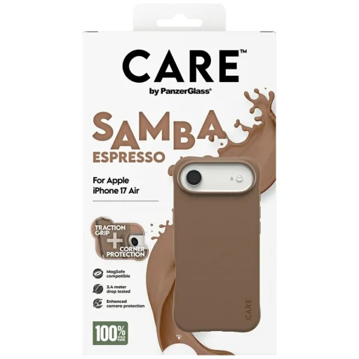 CARE by PanzerGlass Divatos Samba MagSafe iPhone Air tok - Barna - 5