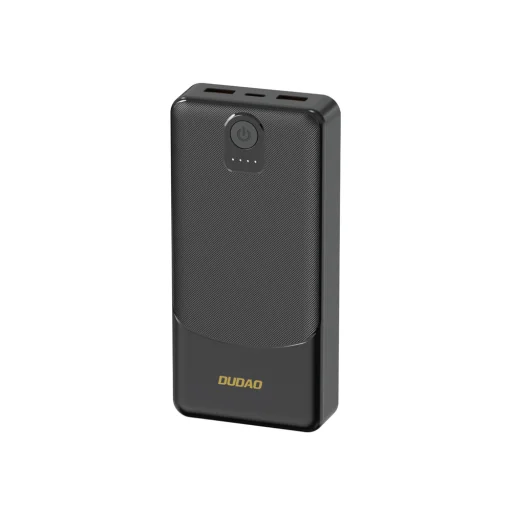 Powerbank Dudao K10 10000mAh 2.4A 2 x USB-A - fekete - 1
