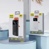 Dudao nagy kapacitású powerbank 3 beépített kábellel 20000mAh USB Type C + micro USB + Lightning fekete (Dudao K6Pro+), - 8