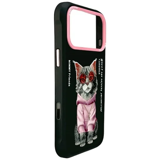 Nimmy Glasses Cool Cat tok iPhone 17 Pro Max - Fekete - 6