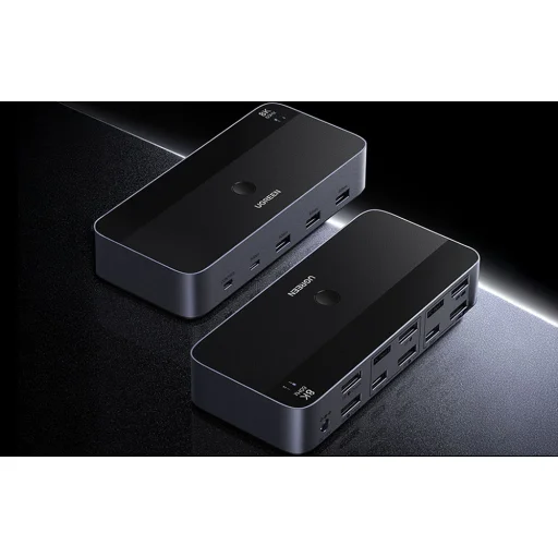 UGREEN AK700 Dual Monitor KVM Switch DisplayPort 2 In 2 - 2