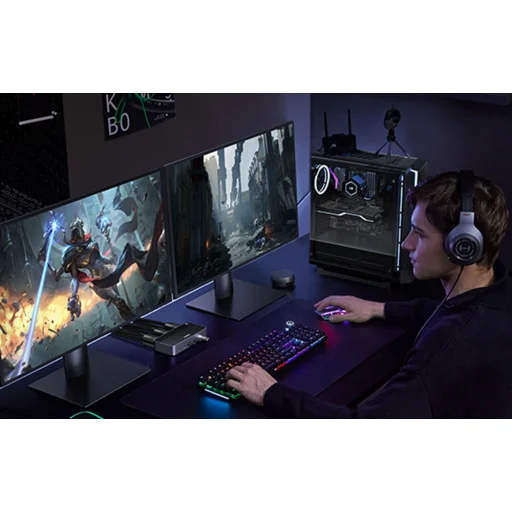 UGREEN AK700 Dual Monitor KVM Switch DisplayPort 2 In 2 - 3