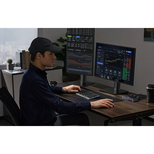 UGREEN AK700 Dual Monitor KVM Switch DisplayPort 2 In 2 - 5