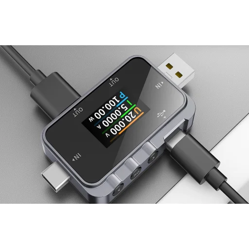 FNIRSI FNAC-28 2 az 1-ben USB teszter USB-C USB-A - 2