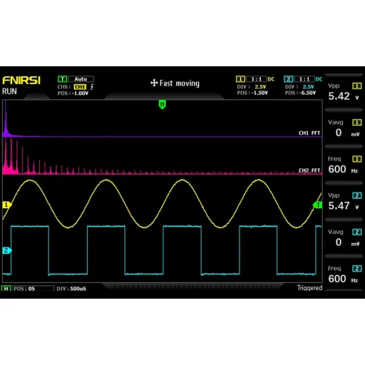 FNIRSI 1014D 2 az 1-ben oszcilloszkóp jelgenerátor - 4