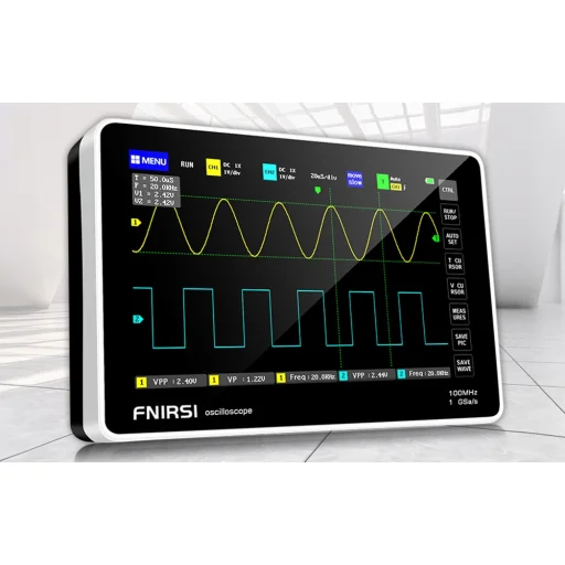 FNIRSI 1013D hordozható táblagépes oszcilloszkóp 7" - 7