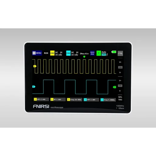 FNIRSI 1013D hordozható táblagépes oszcilloszkóp 7" - 5