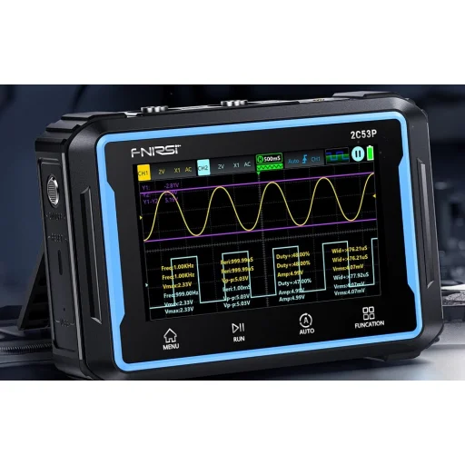 FNIRSI 2C53P 4,3" hordozható tablet oszcilloszkóp - 4