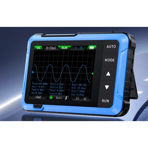 FNIRSI DSO510 hordozható mini 2 az 1-ben oszcilloszkóp jelgenerátor - 7